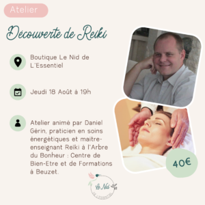 18/08/22 : Découverte du Reiki