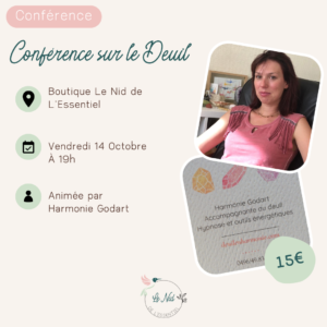 14/10/22 : Conférence sur le Deuil