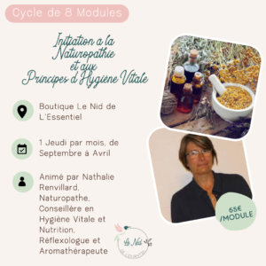 Initiation à la Naturopathie - Cycle de 8 Modules