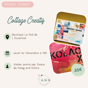 01/12/2022 : Collage Créatif