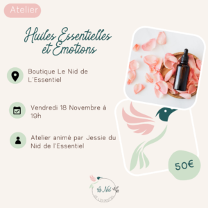 18/11/2022 : Huiles Essentielles et Émotions