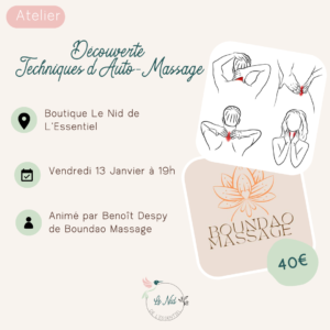 13/01/2023 : Techniques d'Auto-Massage