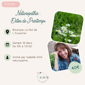 18/03/2023 : Naturopathie "Détox de Printemps"