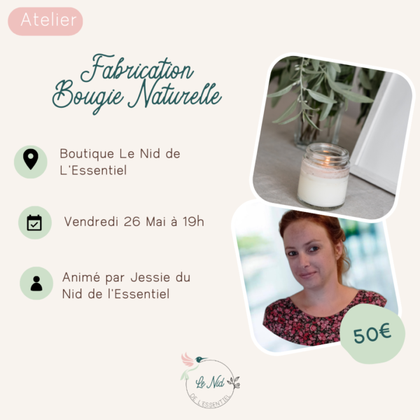 26/05/2023 : Fabrication Bougie Naturelle