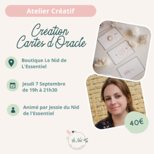 07/09/2023 : Atelier Créatif "Cartes d'Oracle"