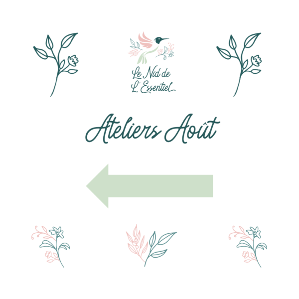 Ateliers Août 2023