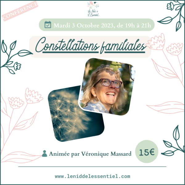 03/10/2023 : Conférence "Les Constellations Familiales"