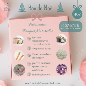 box fabrication bougies naturelles