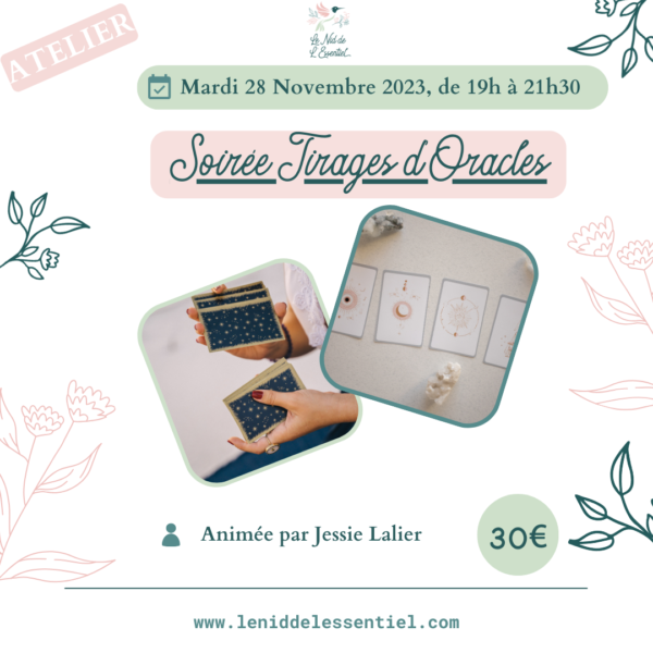 28/11/2023 : Soirée Tirages d'Oracles