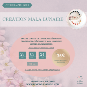 29/03/2024 : Création Mala Lunaire
