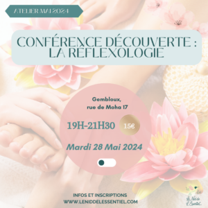 conférence la réflexologie le nid de l'essentiel gembloux