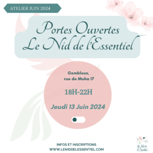 13/06/2024: Portes ouvertes "Le Nid de l'Essentiel"