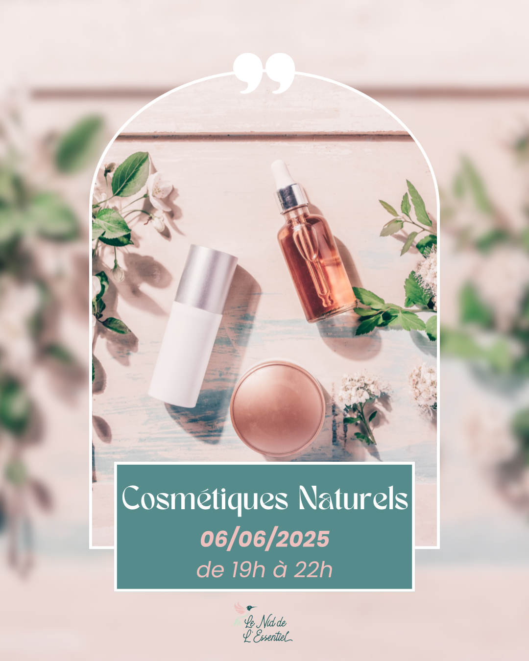 atelier fabrication cosmétiques naturels gembloux